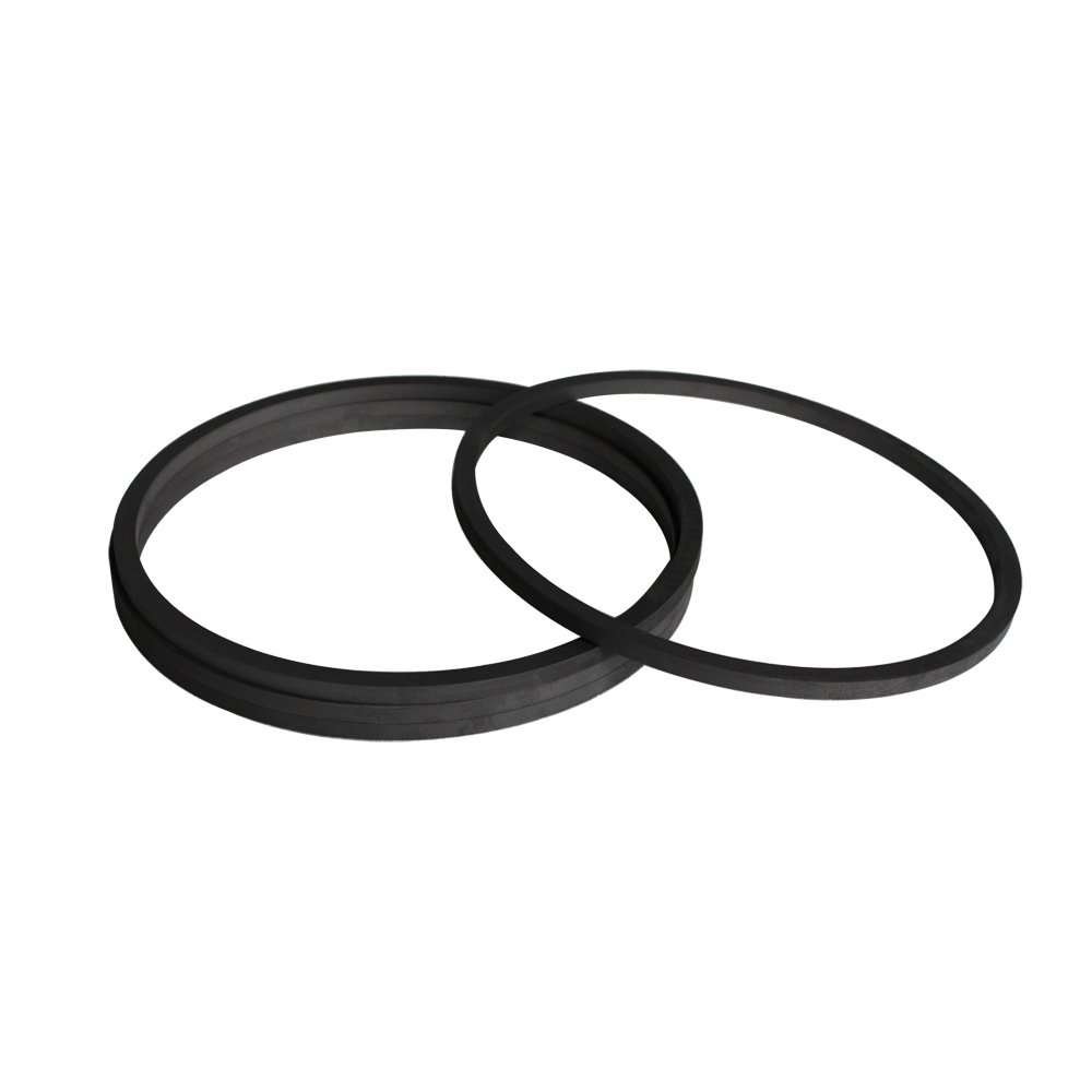 حلقات جرافيت عالية النقاء من الدرجة الصناعية | أختام التشحيم الذاتي المخصصة ذات درجة الحرارة العالية - كربون NHD
